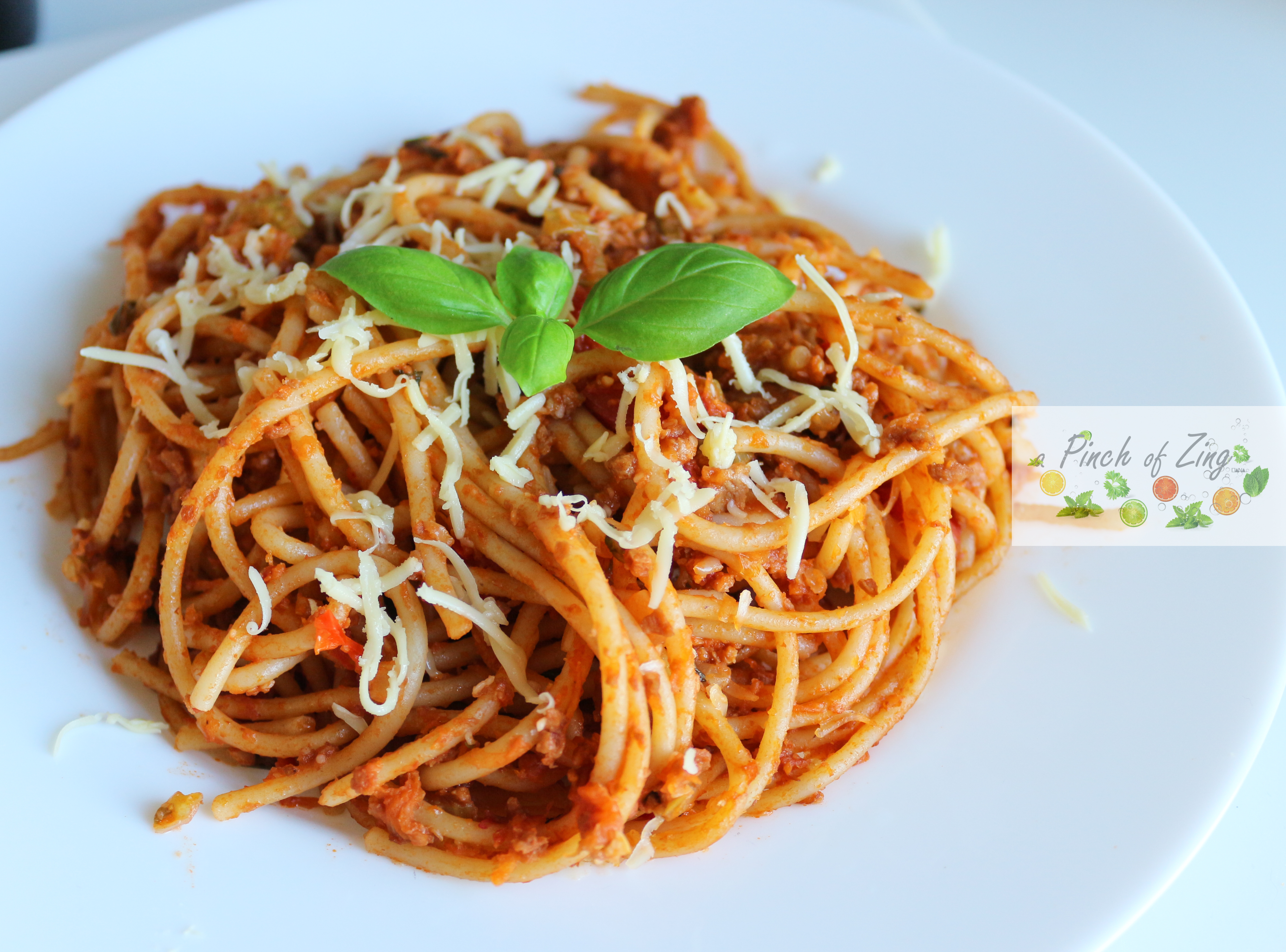 Vegan spaghetti Bolognese