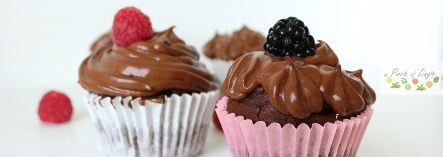 Double chocolate cupcakes (vegan)